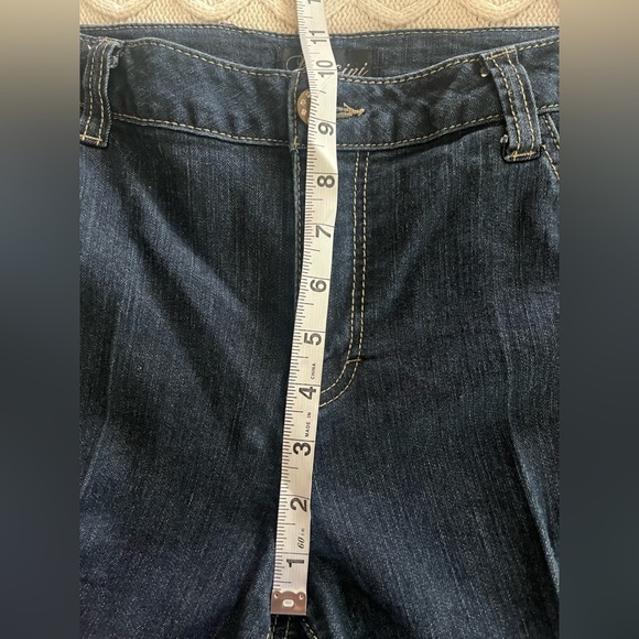 Baccini Women's Dark Washed Cropped Jeans Size 12 Petite - Picture 4 of 14